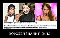 ВОРОБЕЙ ЗНАЧИТ - ЖИД! 