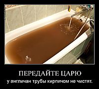 ПЕРЕДАЙТЕ ЦАРЮ у англичан трубы кирпичом не чистят.