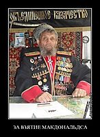 ЗА ВЗЯТИЕ МАКДОНАЛЬДСА 