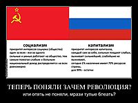 ТЕПЕРЬ ПОНЯЛИ ЗАЧЕМ РЕВОЛЮЦИЯ? или опять не поняли, мрази тупые блеать?