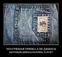 ЭТО ГРЯЗНАЯ ТРЯПКА А НЕ ДЖИНСЫ НАСТОЯЩИЕ ДЖИНСЫ НОСИЛИСЬ 15-20 ЛЕТ