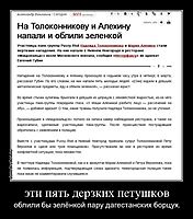 эти пять дерзких петушков облили бы зелёнкой пару дагестанских борцух.