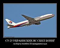 СУ-25 УКРАИНСКИХ ВС СБИЛ БОИНГ на борту погибло 23 гражданина сша