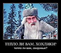 ТЕПЛО ЛИ ВАМ, ХОХЛИКИ? тепло ли вам, свидомые?