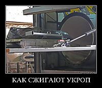 КАК СЖИГАЮТ УКРОП 