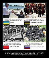 В ЧЕМ РАЗНИЦА МЕЖДУ УКРАИНОЙ И РОССИЕЙ? в том же, в чем разница между позором и честью.