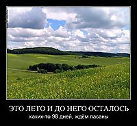 ЭТО ЛЕТО И ДО НЕГО ОСТАЛОСЬ каких-то 98 дней, ждём пасаны