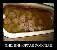 ЛИШНИЙ ОРГАН РОССИЯН 