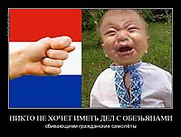 НИКТО НЕ ХОЧЕТ ИМЕТЬ ДЕЛ С ОБЕЗЬЯНАМИ сбивающими гражданские самолёты