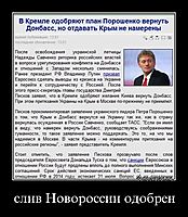 слив Новороссии одобрен 