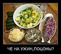 ЧЕ НА УЖИН,ПОЦОНЫ? 
