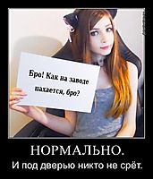 НОРМАЛЬНО. И под дверью никто не срёт.