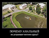 ПОЧЕМУ АНАЛЬНЫЙ не устраивает митинги здесь?