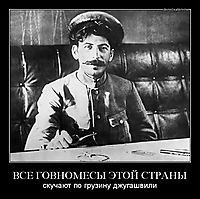 ВСЕ ГОВНОМЕСЫ ЭТОЙ СТРАНЫ скучают по грузину джугашвили