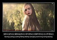 SINGING SINKING DYING DIVING LOVING leaving pulling pushing falling feeling swinging swimming loving leaving