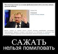 САЖАТЬ нельзя помиловать