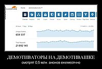 ДЕМОТИВАТОРЫ НА ДЕМОТИВАШКЕ смотрят 0,5 млн. анонов ежемесячно