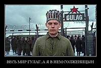ВЕСЬ МИР ГУЛАГ, А Я В НЕМ СОЛЖЕНИЦЫН 