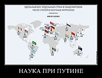 НАУКА ПРИ ПУТИНЕ 