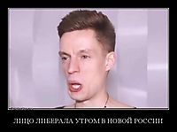 ЛИЦО ЛИБЕРАЛА УТРОМ В НОВОЙ РОССИИ 