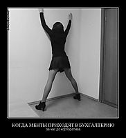 КОГДА МЕНТЫ ПРИХОДЯТ В БУХГАЛТЕРИЮ