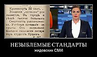 НЕЗЫБЛЕМЫЕ СТАНДАРТЫ жидовских СМИ