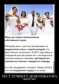 ТЕСТ ЛУЧШЕГО ДЕМОТИВАТОРА просто тест