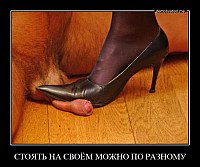 СТОЯТЬ НА СВОЁМ МОЖНО ПО РАЗНОМУ 