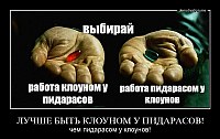 ЛУЧШЕ БЫТЬ КЛОУНОМ У ПИДАРАСОВ! чем пидарасом у клоунов!